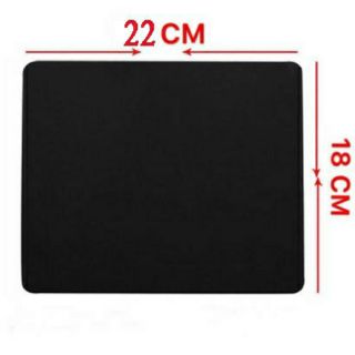 Mouse pad แผ่นรองเมาส์ 1030 แบบผ้าสีดำ ขนาด 22X18CM