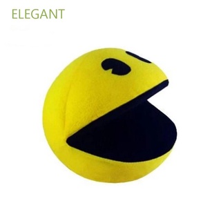 ของเล่นเด็กตุ๊กตาการ์ตูน Pacman Smiling Face สีเหลือง 14 เซนติเมตร