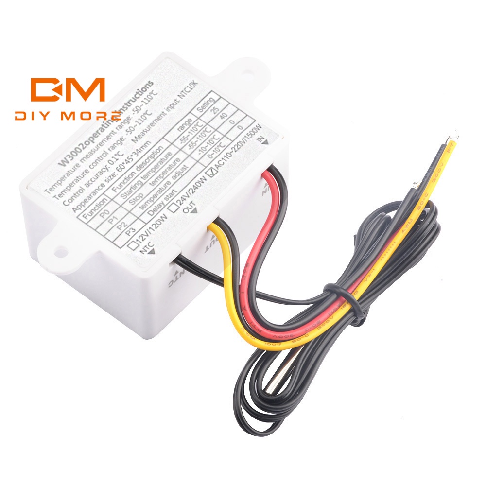 diymore-xh-w3002-dc-12v-24v-ac-110-220v-เทอร์โมมิเตอร์ดิจิตอลควบคุมอุณหภูมิพร้อมไมโครคอมพิวเตอร์