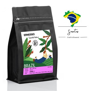 ERNESSO Brazil Roasted Coffee -  200 g.