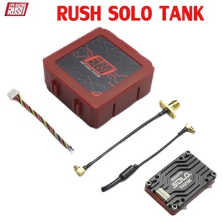 Rush Solo Tank เครื่องส่งสัญญาณวิดีโอ CNC 5.8G VTX 1.6W ไมโครโฟนในตัว กระจายความร้อน สําหรับ RC FPV