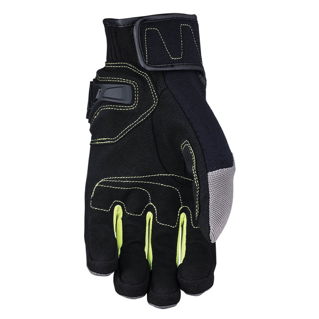 five-advanced-gloves-rs4-grey-fluo-yellow-ถุงมือขี่รถมอเตอร์ไซค์