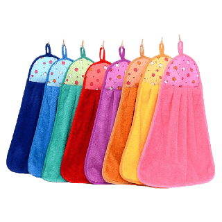 โปรโมชั่น : SKY ผ้าเช็ดมือ แบบแขวน มี 3 สีให้เลือก ขนนุ่ม ดูดซับน้ำได้ดี สามารถนำมาเช็ดของอื่นๆ ได้ Hand Towel