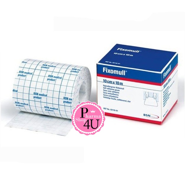 Fixomull Stretch 10cm. x 10m. ฟิกซ์โซมูล สเตรทซ์ แผ่นปิดแผลเอนกประสงค์ ...