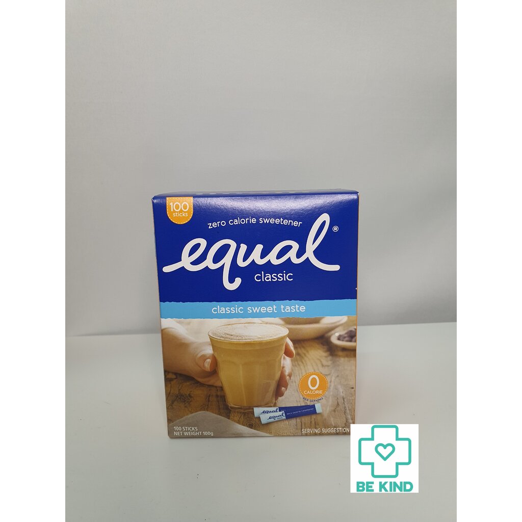 equal-100-ซอง-อิควล-คลาสสิค-ผลิตภัณฑ์ให้ความหวานแทนน้ำตาล-equal-classic-100-sticks