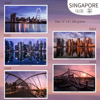 สินค้า Travel Again Postcard ประเทศสิงค์โปร์ (Singapore Collection) มีทั้งหมด 10 แบบ