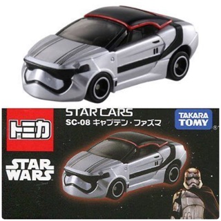 แท้ 100% จากญี่ปุ่น โมเดล ดิสนีย์ สตาร์วอร์ส Disney Takara Tomy Tomica Star Wars SC-08 Star Cars Captain Phasma