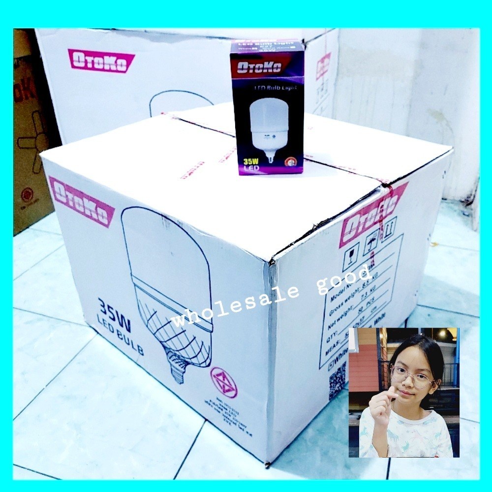 cholly-shop-ยกลัง-1ลัง-50-pcs-สุ่มแบบนะคะ-แสงขาว-otoko-ทรงกระบอก-35w-หลอดไฟ-led-ประหยัดพลังงาน-ราคายกลัง-ขายส่ง