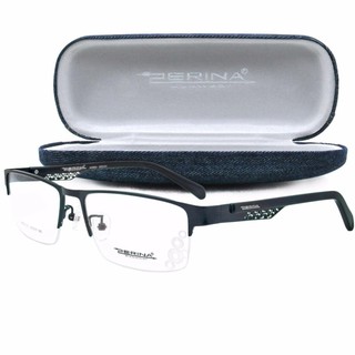 ZERINA แว่นตา รุ่น 9965 S C-1 สีดำเงา Stainless Steel Combination