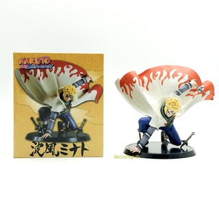 โมเดล ของเล่น  นารูโตะ นามิคาเสะ มินาโตะ   Namikaze Minato NARUTO  Hokage โฮคาเงะ รุ่น4