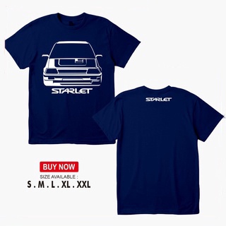 แฟชั่นคลาสสิกKais DISTRO (COD) เสื้อยืด ลาย Toyota Starlet EP71 สําหรับรถยนต์ KRMK