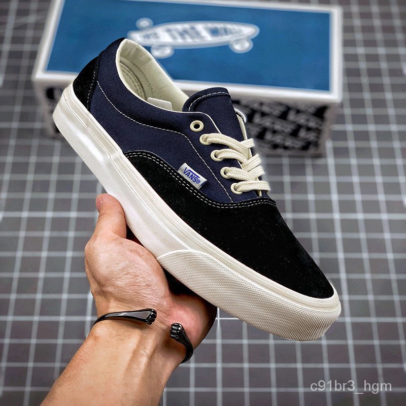 ของแท้-100-vans-vault-era-og-lx-รองเท้าลำลองที่ใส่สบาย-รองเท้ากีฬา-1st-สีดำ-017