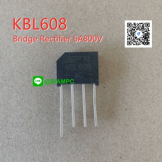 KBL608 SEP Rectifier 6A 800V (สินค้าในไทย ส่งเร็วทันใจ)