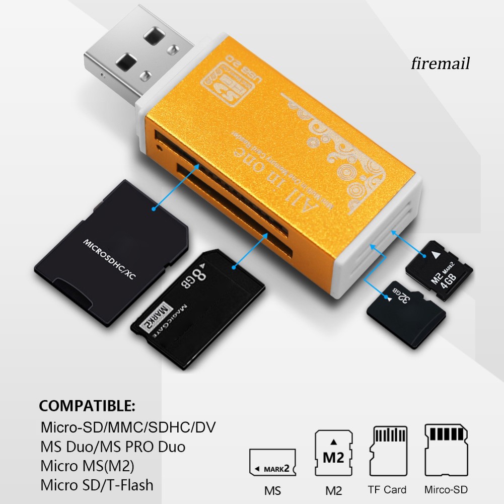 อะแดปเตอร์การ์ดรีดเดอร์-usb-2-0-micro-sd-tf-ct-ms-sdhc-mmc