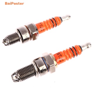 เช็ครีวิวสินค้า[BaiPester] 3 Electrode Spark Plug A7tc D8TC for 50cc 110cc 125cc Atv Scooter Dirt Bike