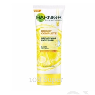 Garnier โฟมล้างหน้า การ์นิเย่ สกิน แนทเชอรัลส์ ไบรท์คอมพลีท ไบรท์เทนนิ่ง เฟชวอช100มล.สูตรเนื้อโฟมละเอียด ลดสิว กระจ่างใส