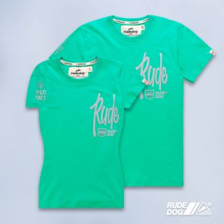 Rudedog เสื้อยืด รุ่น R&amp;D สีเขียว