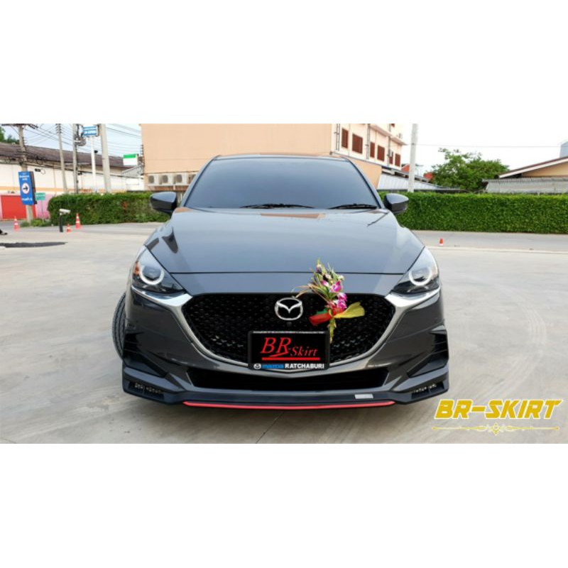 ชุดแต่งสเกิร์ต-mazda2-2020-2023-drive68-plus-แบบ-4-ประตู