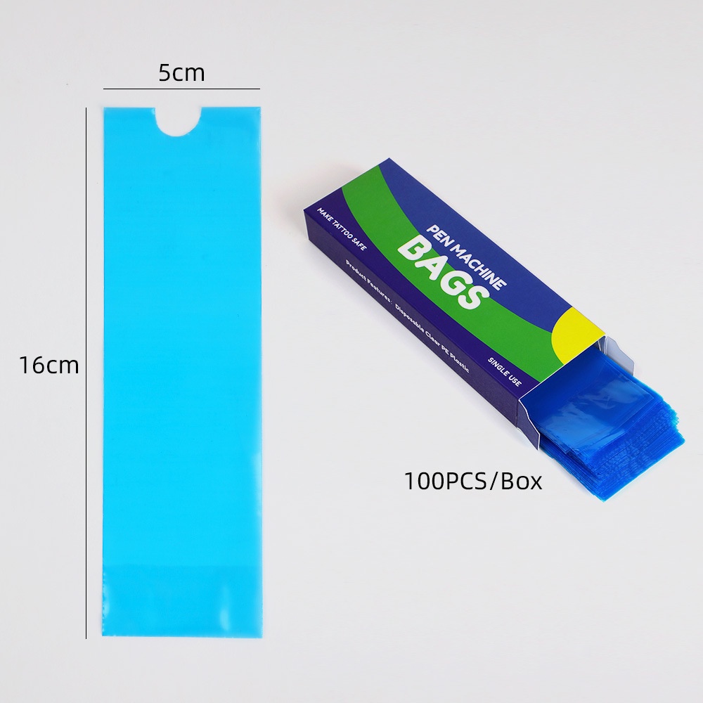 ถุงป้องกันเครื่องสัก-แบบใช้แล้วทิ้ง-กันฝุ่น-กันน้ํา-100-ชิ้น