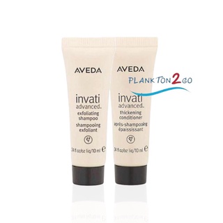สินค้า aveda invati advanced exfoliating shampoo , thickening conditioner 10ml