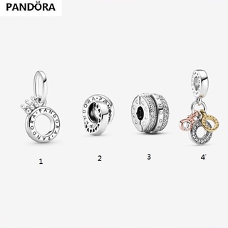 Pandora จี้มงกุฎเงิน 925 ของขวัญวันหยุด สําหรับผู้หญิง DIY p804