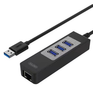 Unitek 3Port USB3.0 Hub+Gigabit Ethernet Converter Y-3045C ฮับ USB 3.0 พร้อม พอร์ตแลน