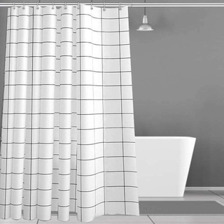 สินค้า 150X200 CM มีห่วงตะขอ ม่านห้องน้ำ ม่านพลาสติก ม่านกันน้ำ กันเชื้อรา ผ้าม่านในห้องน้ำ