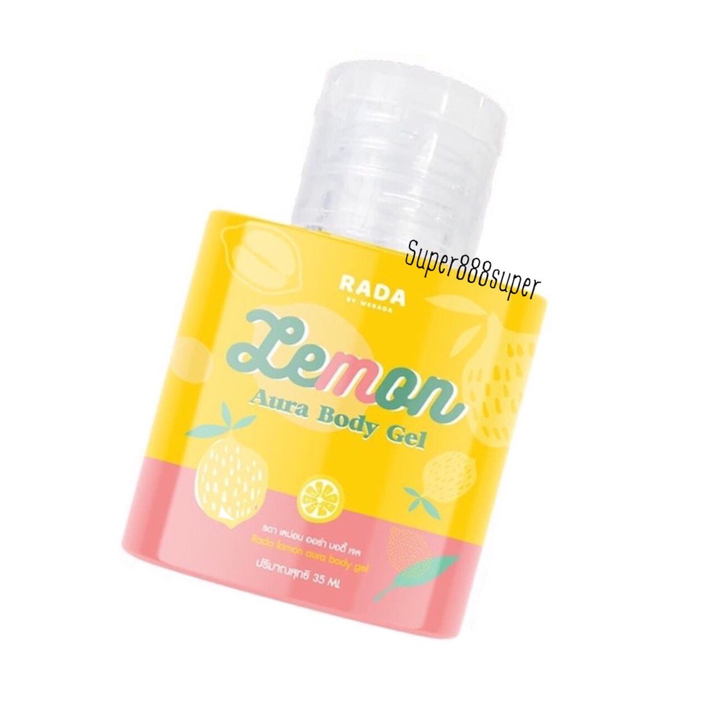 ภาพหน้าปกสินค้ารดา เซรั่มมะนาว Lemon Aura body gel เซรั่มมะนาวผิวใส 35 ml. เซรั่มเลมอน ผิวขาว