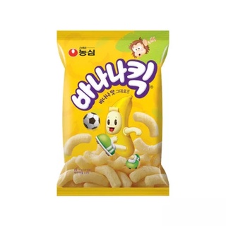 Nongshim Banana Kick  🍌ขนมอบกรอบรสกล้วย