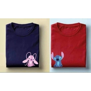 เสื้อยืดสีขาว เสื้อยืดวินเทจ เสื้อยืด STITCH พิมพ์ลาย COD (unisex) U,U เสื้อยืดเด็กผช เสื้อคนอ้วนผญ