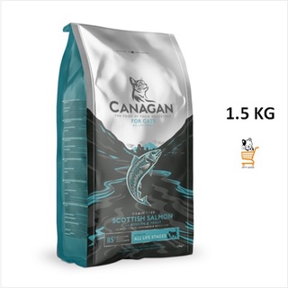 Canagan Cat Salmon [ 1.5 KG ] คานาแกน อาหารแมวโต อาหารลูกแมว แมว อาหารแมว อาหารเม็ดแมว