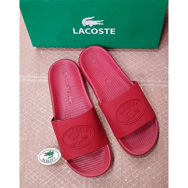 รุ่นใหม่-รองเท้าแตะ-lacoste-ลาคอส-แถมกล่อง