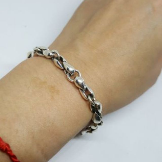 สร้อยข้อมือโซ่-ยาว-19-ซม-จี้ห้อยคอ-เงินแท้-925-sterling-silver