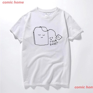 บ้านการ์ตูนใหม่เสื้อชา Tee Pun Novelty Tshirt ของขวัญปาร์ตี้ตลกไอเดียเสื้อยืดผู้ชาย sa Qso