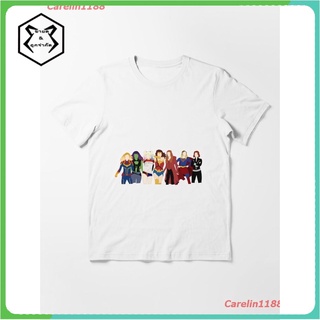 2022 Female Superheroes Essential T-Shirt เสื้อยืด ดพิมพ์ลาย ดผ้าเด้ง คอกลม cotton ความนิยม sale Unisex