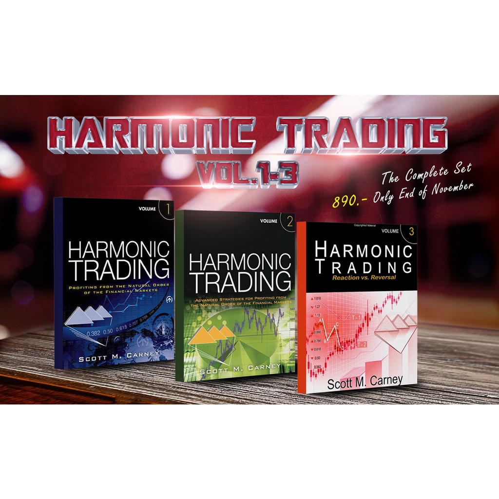 ภาพหน้าปกสินค้าHarmonic Trading Volume 1 to 3 of Scott M.Carney การเทรดแบบฮาร์โมนิคครบชุด 1-3 จากร้าน forexebook บน Shopee
