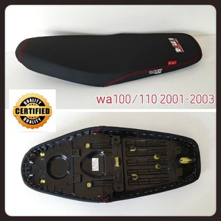 ภาพขนาดย่อของภาพหน้าปกสินค้าDale เบาะปาดบาง wave100-110-100s เก่า ไม่มี ubox( ปี 2001-2003) ผ้าเรดเดอร์สีดำ ทรงสวย เข้ากับตัวรถ จากร้าน daleracing บน Shopee