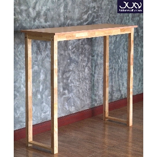 ภาพย่อรูปภาพสินค้าแรกของโต๊ะบาร์ โต๊ะไม้ยางพารา ขนาด(กxยxส) 40x120x100 เซนติเมตร ทรงสูง *ราคาสินค้ารวมค่าจัดส่งแล้ว*