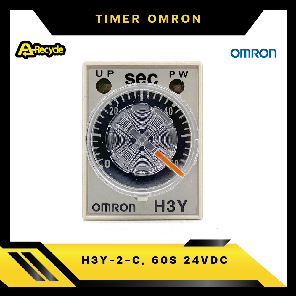 omron-h3y-2-c-60s-24vdc-timer-relay-omron-8-ขา