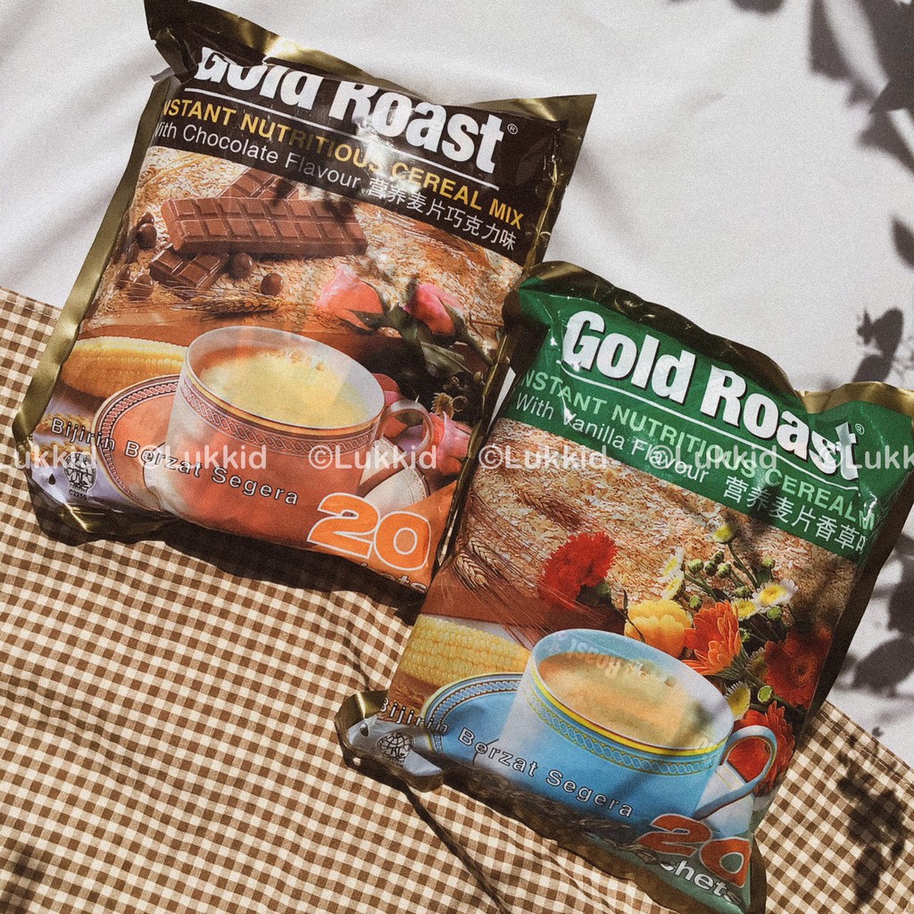 ภาพหน้าปกสินค้าGold Roast: Instant Nutritious Cereal Mix เครื่องดื่มข้าวโอ๊ตสำเร็จรูปพร้อมคุณค่าทางโภชนาการ จากร้าน luk__kid บน Shopee