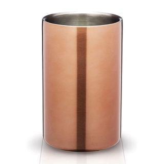 BarCraft Double Walled Wine Cooler Stainless Copper Finish กระบอกเก็บความเย็นไวน์ รุ่น BCLLDWCOOL