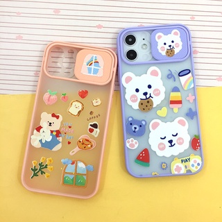 ภาพขนาดย่อของสินค้าเคสSamsung A02 A32 (5G) A50 A52 J7 Primeพร้อมส่ง  เคสโทรศัพท์ฝาปิดเลนส์กล้องฝาสไลด์ เคสกันเลนส์กล้อง ขอบสี พิมพ์ลาย