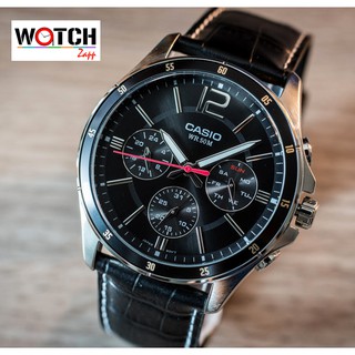ภาพขนาดย่อของภาพหน้าปกสินค้าCASIO นาฬิกาข้อมือ ผู้ชาย สายหนัง รุ่น MTP-1374L MTP-1374L-1A MTP-1374L-7A MTP-1374L-7A1 จากร้าน watchzap บน Shopee