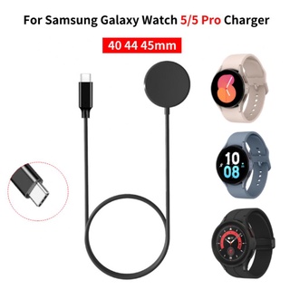 สายชาร์จแม่เหล็ก Type-c 40 44 45 มม. สําหรับ Samsung Galaxy Watch 5 Pro Watch 4 3 active 2