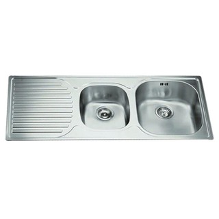 Embedded sink BUILT-IN SINK 2B1D FRANKE PFX621 RHD SS Sink device Kitchen equipment อ่างล้างจานฝัง ซิงค์ฝัง 2หลุม 1ที่พั