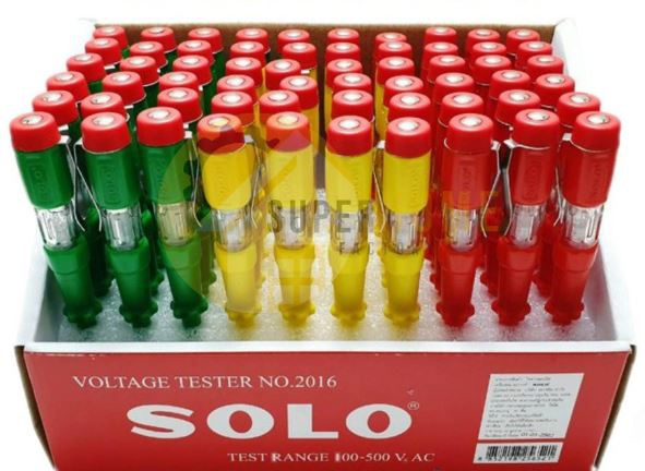 ภาพสินค้าไขควงลองไฟ SOLO โซโล ไขควงลองไฟ รุ่น 138 (100V-500V) / ไขควงวัดไฟ SOLO คละสี รุ่น 2016 จากร้าน uneno บน Shopee ภาพที่ 4