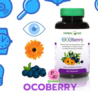 สินค้า Herbal One Ocoberry เฮอร์บัล วัน โอโคเบอร์รี่ (อ้วยอันโอสถ) 60 เม็ด