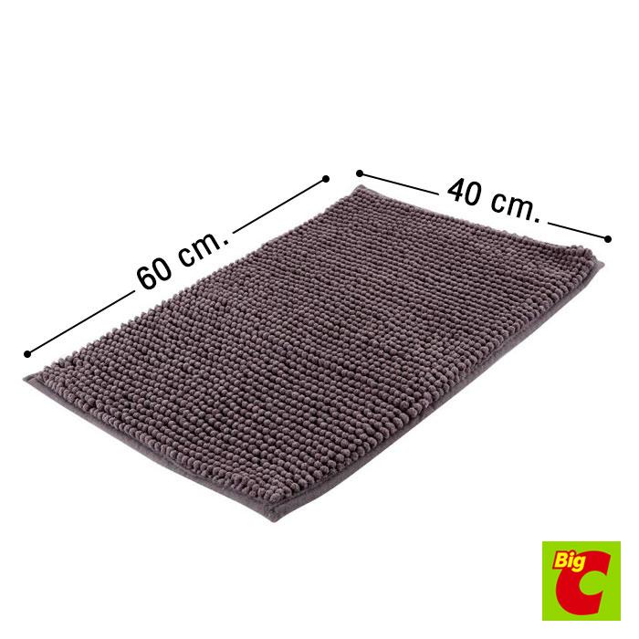 เบสิโค-พรมเช็ดเท้าตัวหนอน-ขนาด-40-x-60-เซนติเมตร-สีเทาbesico-doormat-worm-size-40-x-60-cm-gray