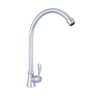 ก๊อกซิงค์เดี่ยวเคาน์เตอร์ HOEN H-2202 สีโครม ก๊อกซิงค์ ก๊อกน้ำ ห้องน้ำ KITCHEN FAUCET HOEN H-2202 CHROME