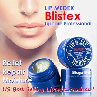 ภาพขนาดย่อของภาพหน้าปกสินค้าBlistex Lip Medex 10.75g กระปุกใหญ่ คุ้มค่า value size จากร้าน jupaveena บน Shopee ภาพที่ 3